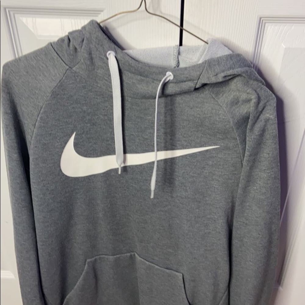 Grey Men's Nike Hoodie